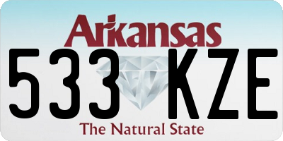 AR license plate 533KZE