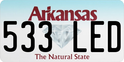AR license plate 533LED