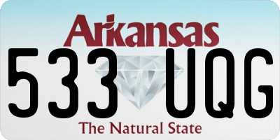 AR license plate 533UQG