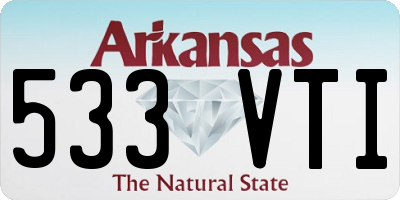 AR license plate 533VTI