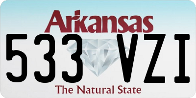 AR license plate 533VZI