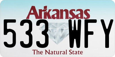 AR license plate 533WFY