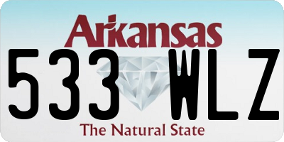 AR license plate 533WLZ