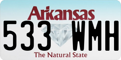 AR license plate 533WMH