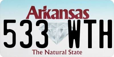 AR license plate 533WTH