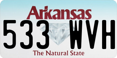 AR license plate 533WVH