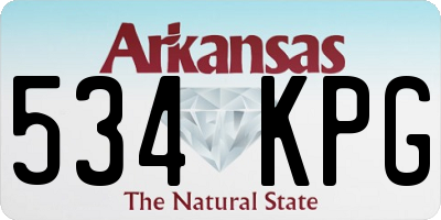 AR license plate 534KPG