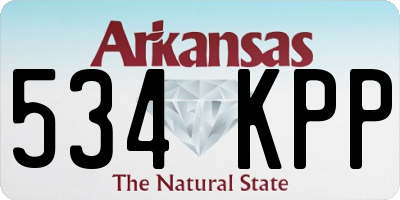 AR license plate 534KPP