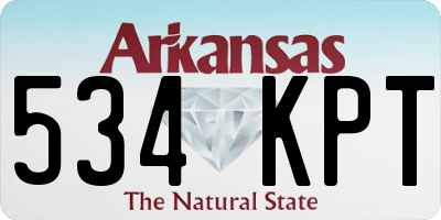 AR license plate 534KPT