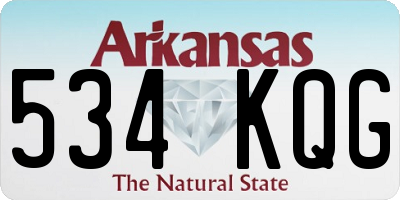AR license plate 534KQG