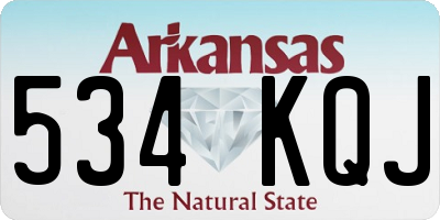 AR license plate 534KQJ
