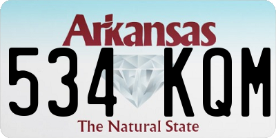 AR license plate 534KQM
