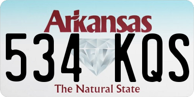 AR license plate 534KQS