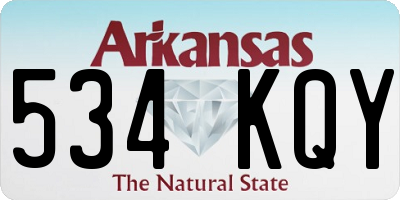 AR license plate 534KQY
