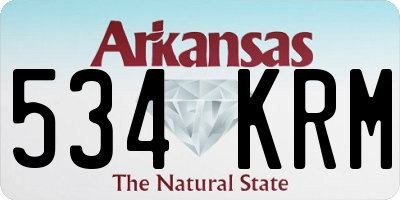 AR license plate 534KRM