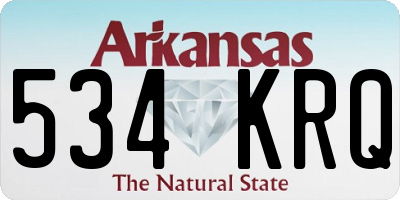 AR license plate 534KRQ
