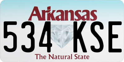 AR license plate 534KSE