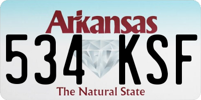 AR license plate 534KSF