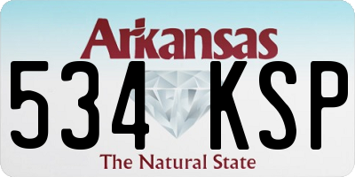 AR license plate 534KSP