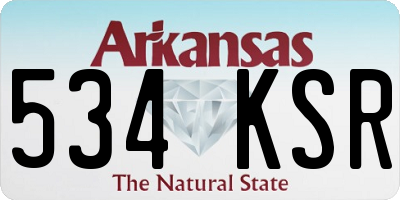 AR license plate 534KSR