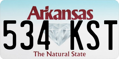 AR license plate 534KST