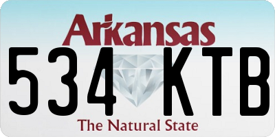 AR license plate 534KTB