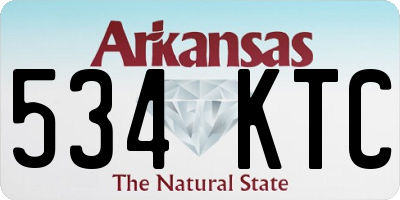 AR license plate 534KTC