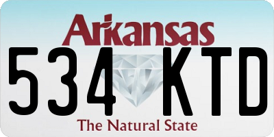 AR license plate 534KTD