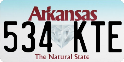 AR license plate 534KTE