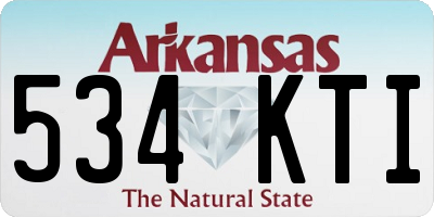 AR license plate 534KTI