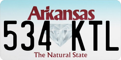 AR license plate 534KTL