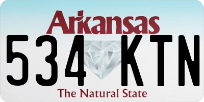 AR license plate 534KTN