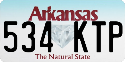 AR license plate 534KTP