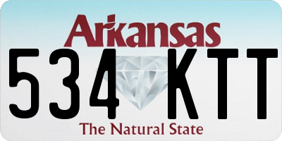 AR license plate 534KTT