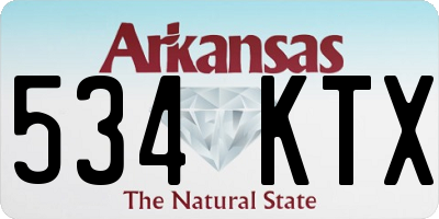 AR license plate 534KTX