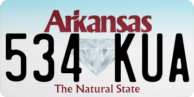 AR license plate 534KUA