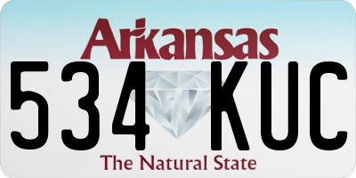 AR license plate 534KUC