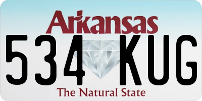 AR license plate 534KUG