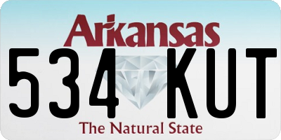 AR license plate 534KUT