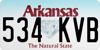 AR license plate 534KVB