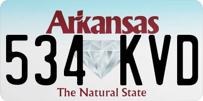 AR license plate 534KVD