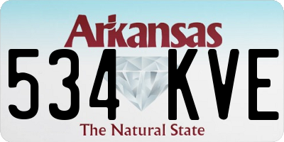 AR license plate 534KVE