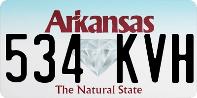 AR license plate 534KVH