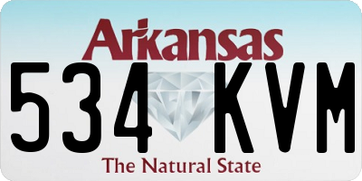 AR license plate 534KVM