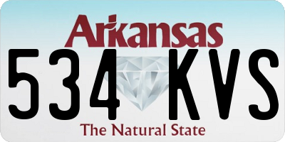 AR license plate 534KVS