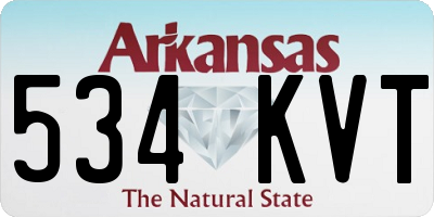 AR license plate 534KVT