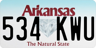 AR license plate 534KWU