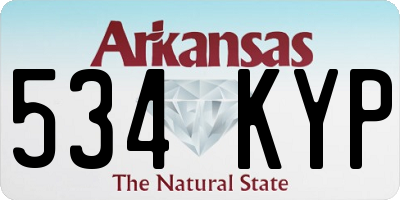 AR license plate 534KYP