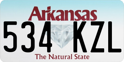 AR license plate 534KZL