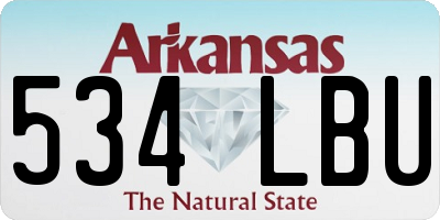 AR license plate 534LBU